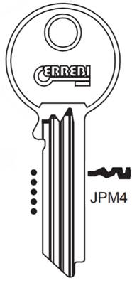 Boîte de 100 ébauches de clés JPM4